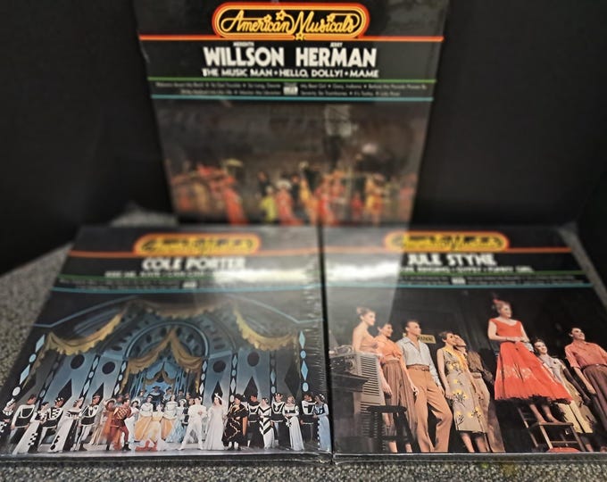 3 American Musicals box set Herman Willson vinyl 3 records