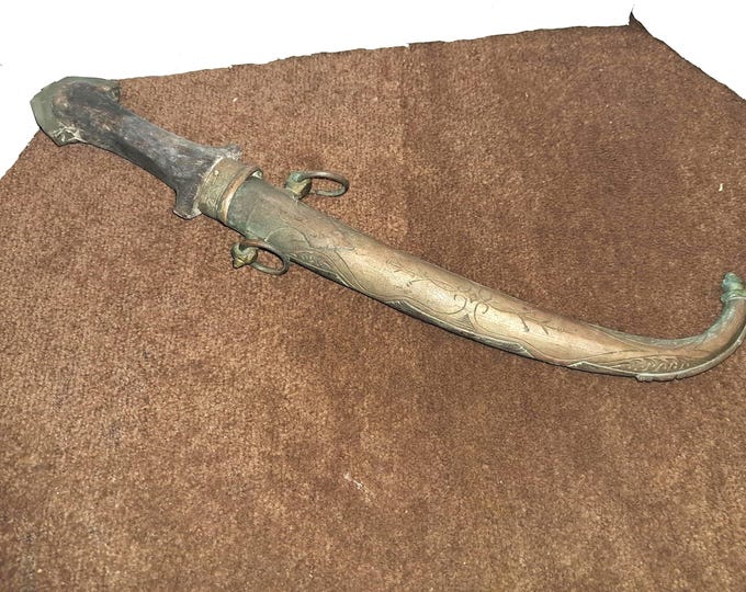 Antique Handmade  Iron Dagger, Circa 19th Century. Ottoman