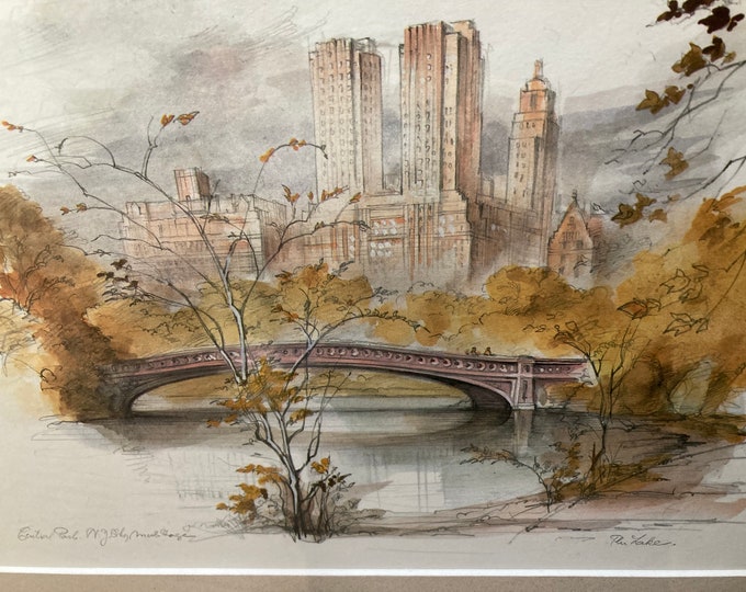 Mads Stage Central Park , The Lake 1984