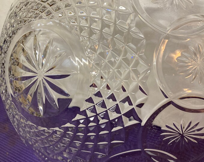 Vintage Waterford Crystal Bowl - 13 Inch Diameter