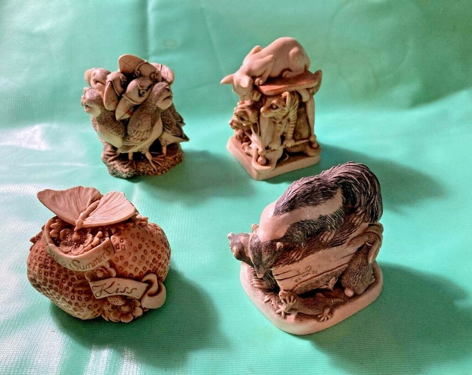 4 Tony's Tabbies Figurines