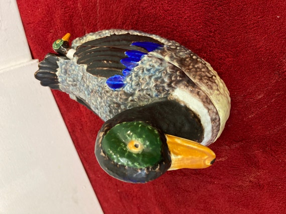 スポード？　T.Goode　シノワズリ　花鳥文様　ボウル Mallard Duck Soup Tureen and Ladle - Bordallo Pinheiro Portugal - Etsy
