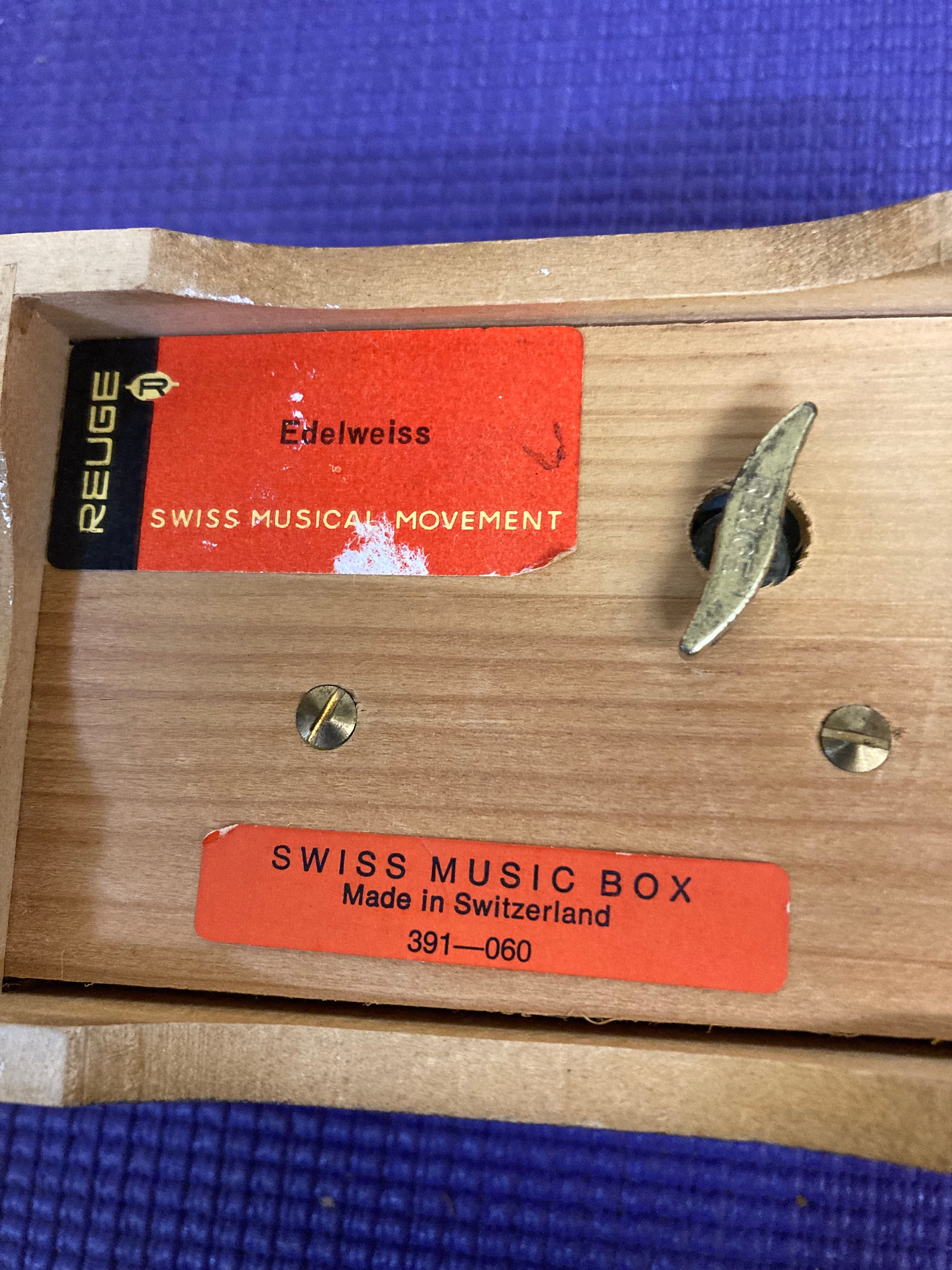 Reuge Swiss Music Box made in Switzerland Etsy