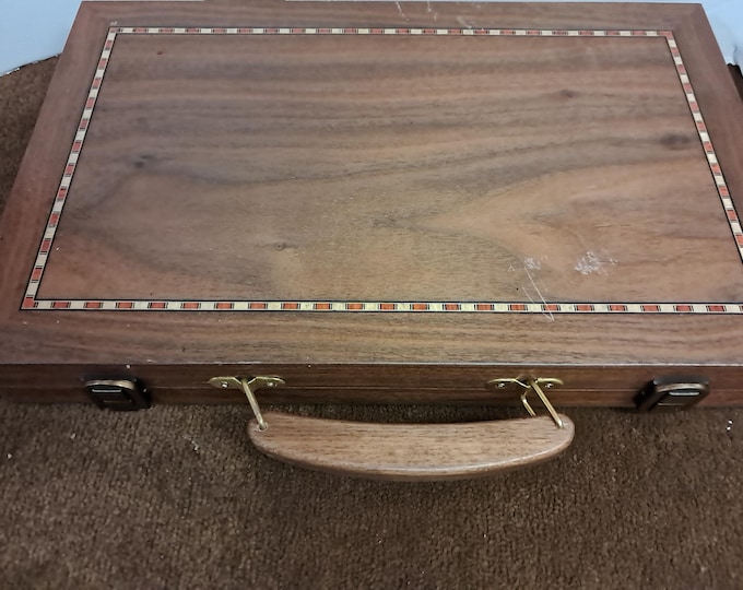 Solid Wood Backgammon Set
