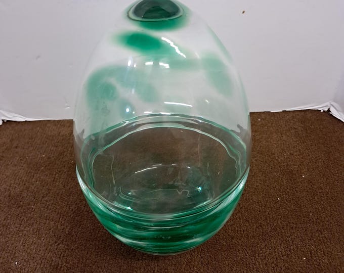 Handmade Egg Shape  Lidded    Art Work