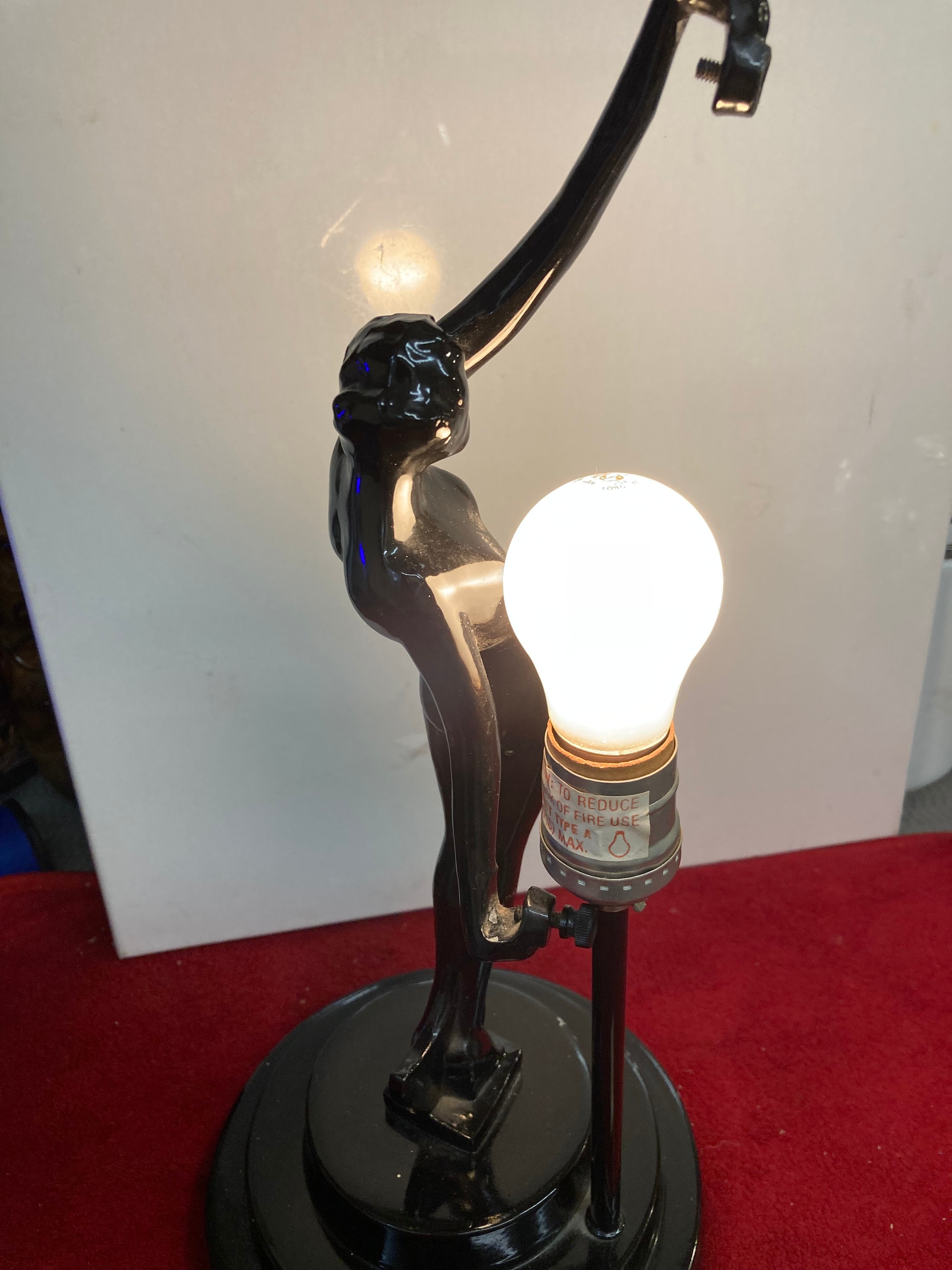 1980s Sarsaparilla Reproduction of Frankart Nude Lamp Etsy UK