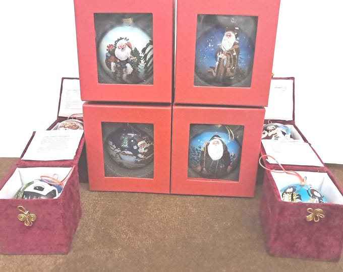 Eight  Christmas  Tree Ornaments