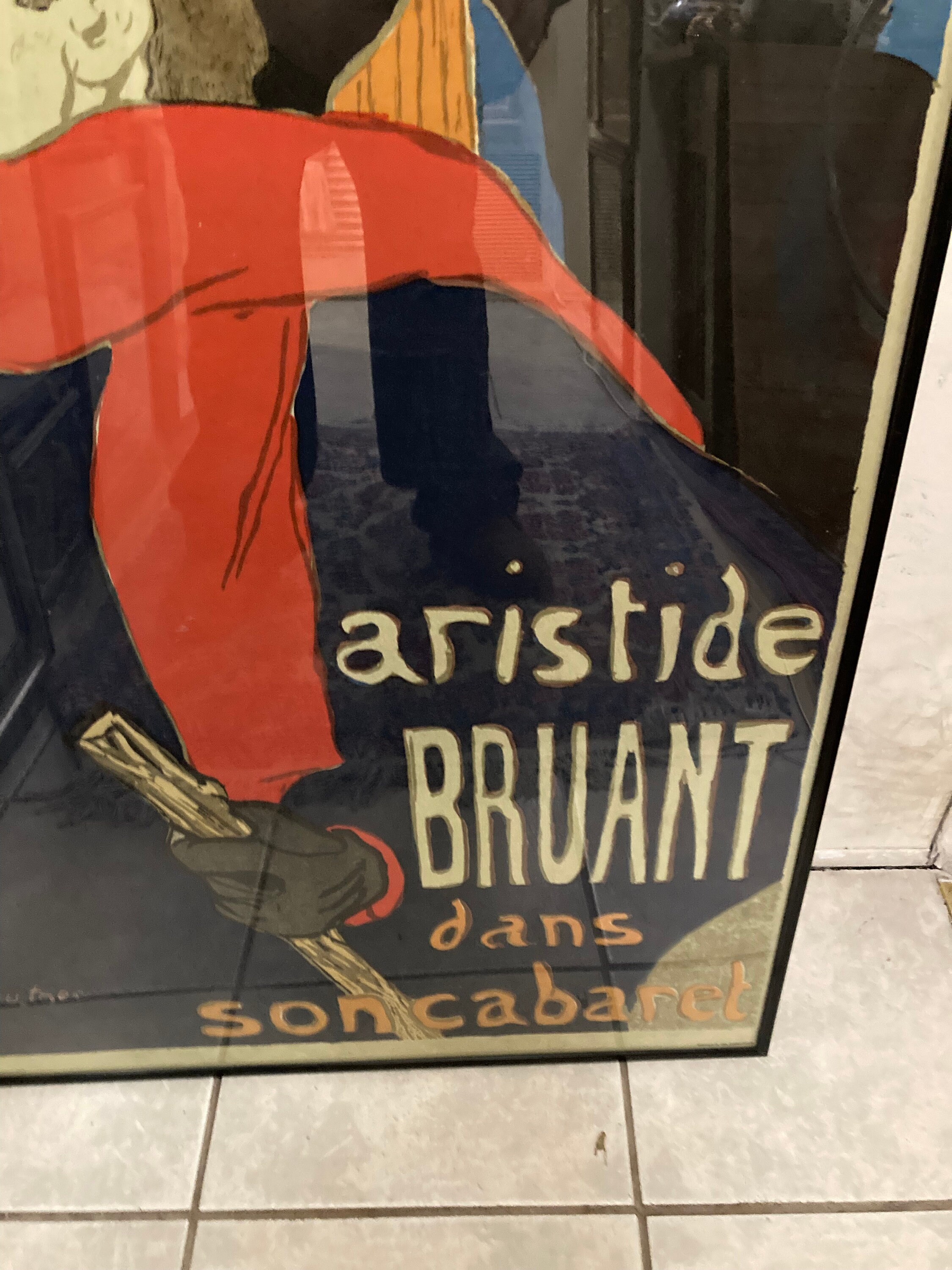 ロートレック 【AMBASSADEURS】　lithograph Ambassadeurs: Aristide Bruant Originally by Toulouse-Lautrec