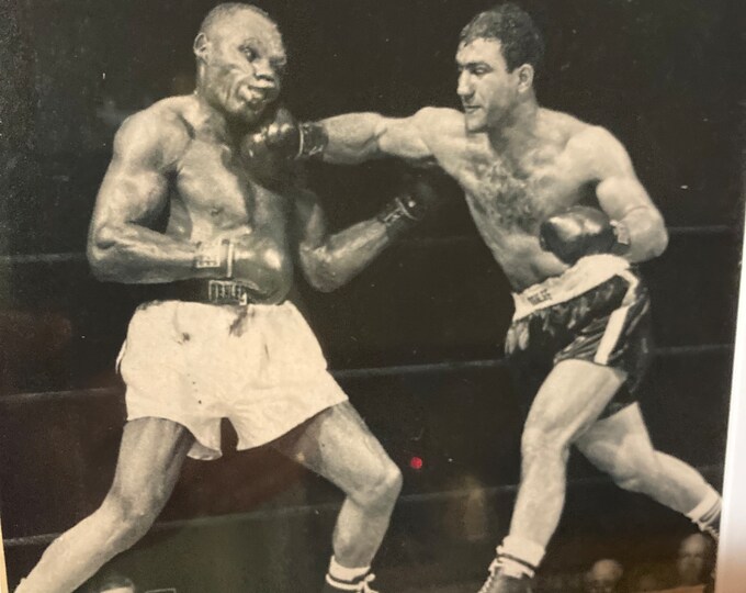 Rocky Marciano Vs Jersey Joe Walcott.Sept/23/1952 In philadelphia