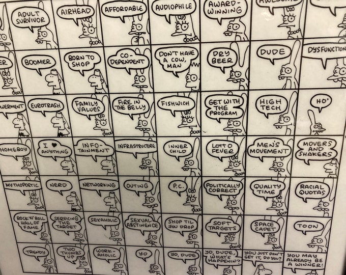 Matt Groening ,Forbidden Words of 1992 Poster