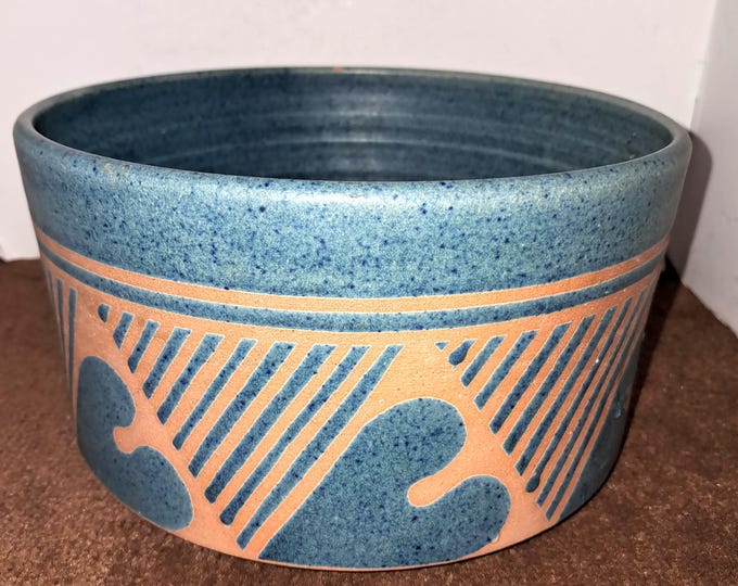 Endelman's  Ceramic Planter Pot/  Vase Aztec Style