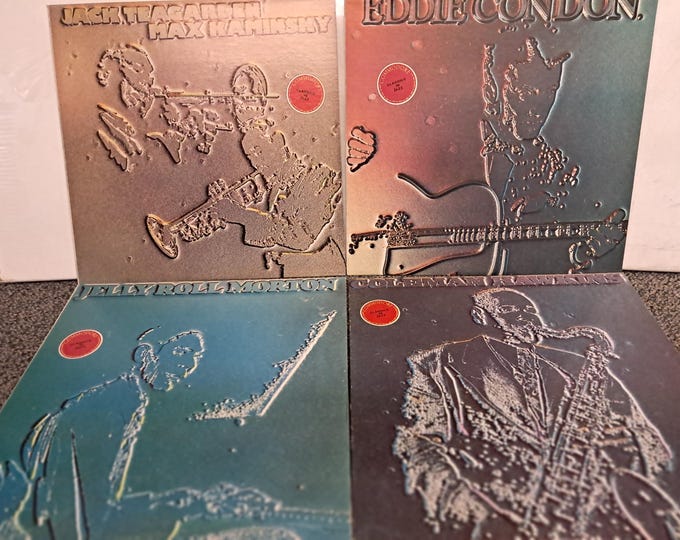 8 collectible  Vinyl Jazz Records by  Commodores  ,Classics In Jazz