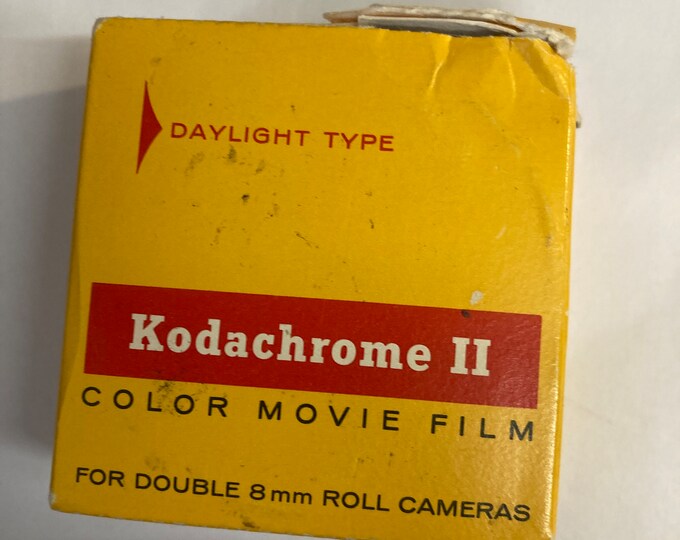 Kodachrome II - vintage unexposed 8mm movie film - 25ft (7.62m)
