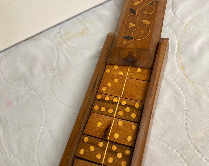 Handmade Domino  Set with Box Container