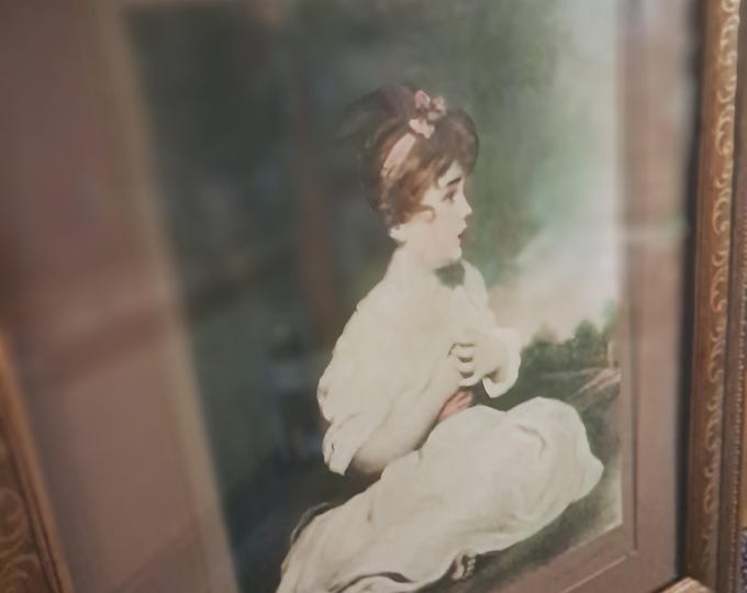 Age of Innocence Lithograph by  SirJoshua Reynolds, Signed and  Named