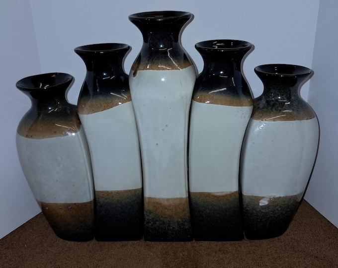 Elements Reactive Nesting Vases - set of 5