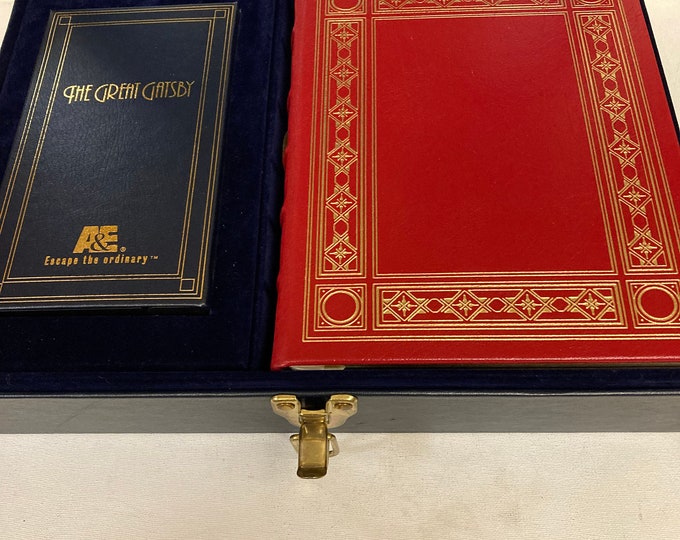 The Great Gatsby F Scott Fitzgerald Book & Movie Set by A and E