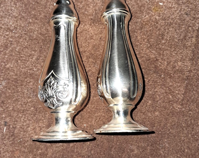 Vintage SPG Silver Plate Salt & Pepper Shakers