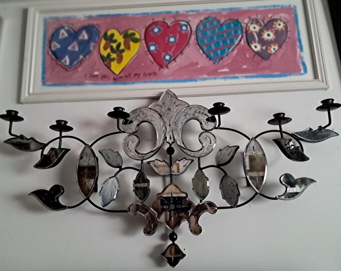 Mirrored Candle Holder