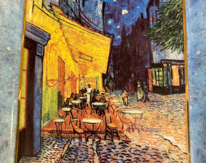 V.Van Gogh Cafe De Nuit Artis Orbis  Decorative Dish By Goebel Germany