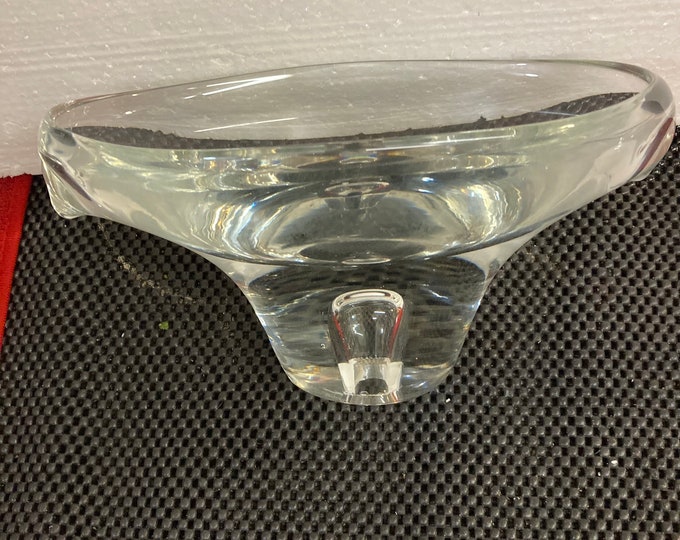 Crystal Oval Shape Handmade Crystal Bowl