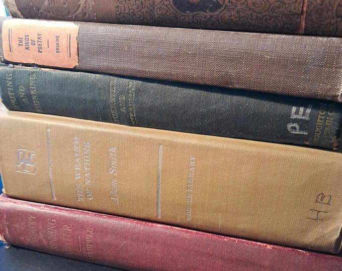5  Vintage Antique Books  1914 to 1937