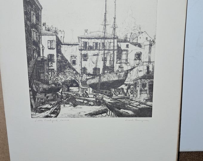 Set of 4 Lionel  Barrymore Collection .Etching