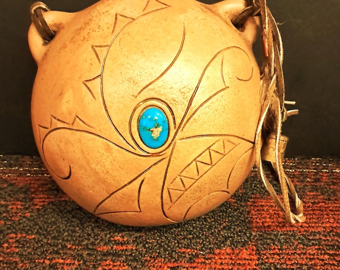 Native American Pottery Canteen ,Hopi / Pueblo Style