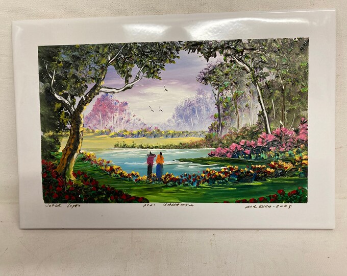 Artisan Handcrafted  Tile Painting From Mexico