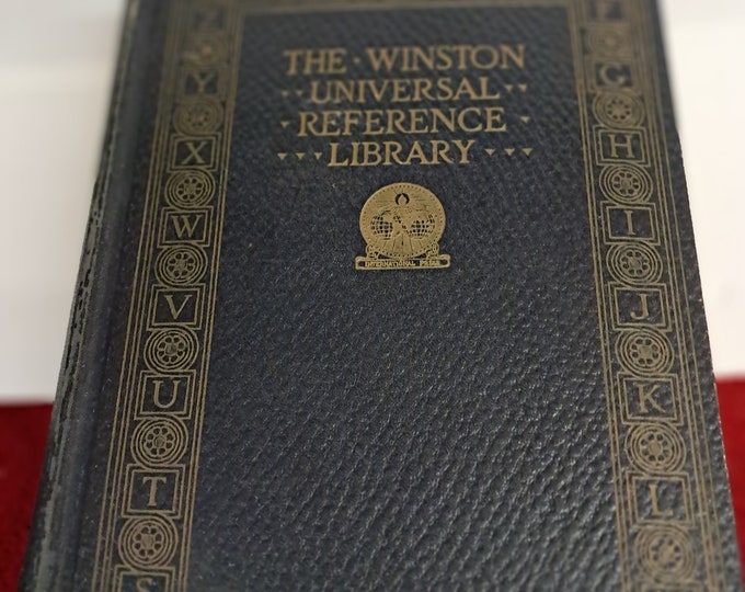 Vintage 1934 The Winston Universal Reference Library Book