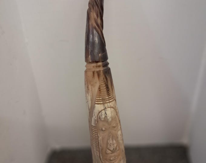 Hand Carved  Horn From  Africa