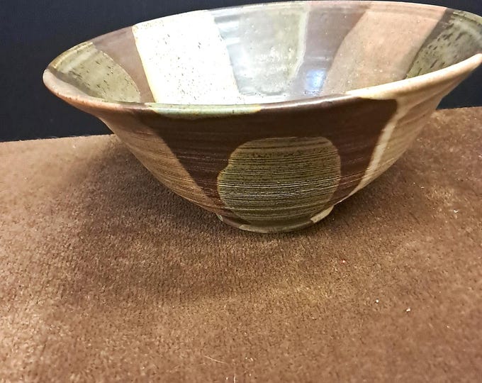 Ceramic Pedestal Bowl & Jar