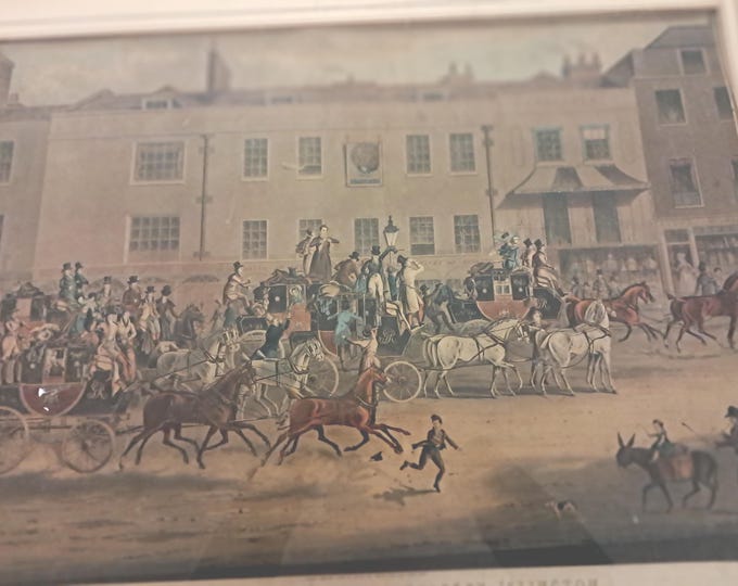 JAMES POLLARD " North  Country at Peacock Islington  Lithograph