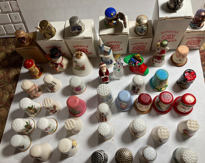 79 Assorted  Vintage    Thimbles.