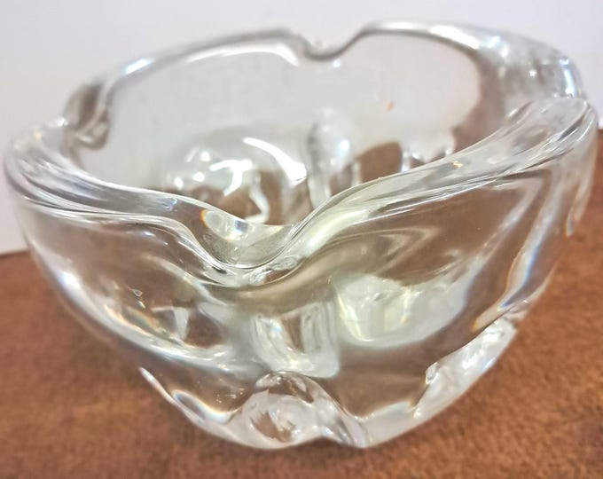 Vintage Thick Crystal Vase   by  Serves  France