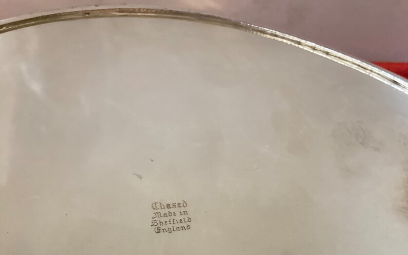 Vintage Crescent Silverplate 4-piece Tea Set With Sheffield Tray - Etsy