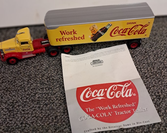 Five Assorted Peterbilt Tractor Trailors with Certificate of Authenticity.Made By Matchbox