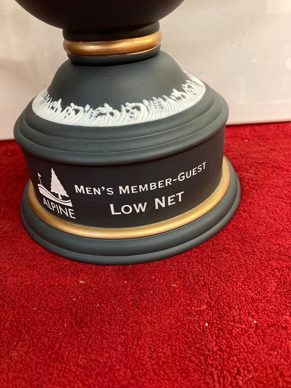 Golf Trophy Wedgwood Jasperware Urn , Alpine Gulf Tournoment