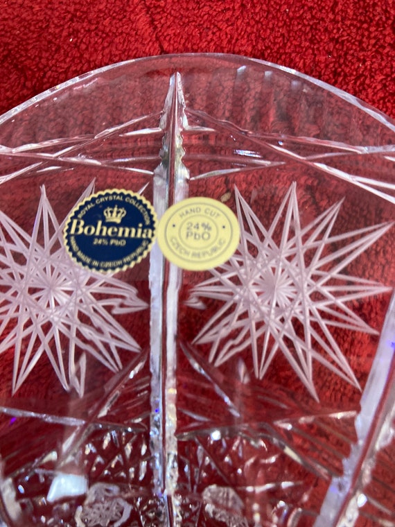 4 Piece Tom Bohemia 500 K Hand Cut Lead Crystal 24% Pbo - Etsy