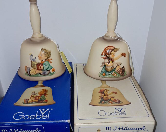 1978 / 1979 M.J. Hummel 1st & 2nd Editions, Annual Bells In Bas-Relief