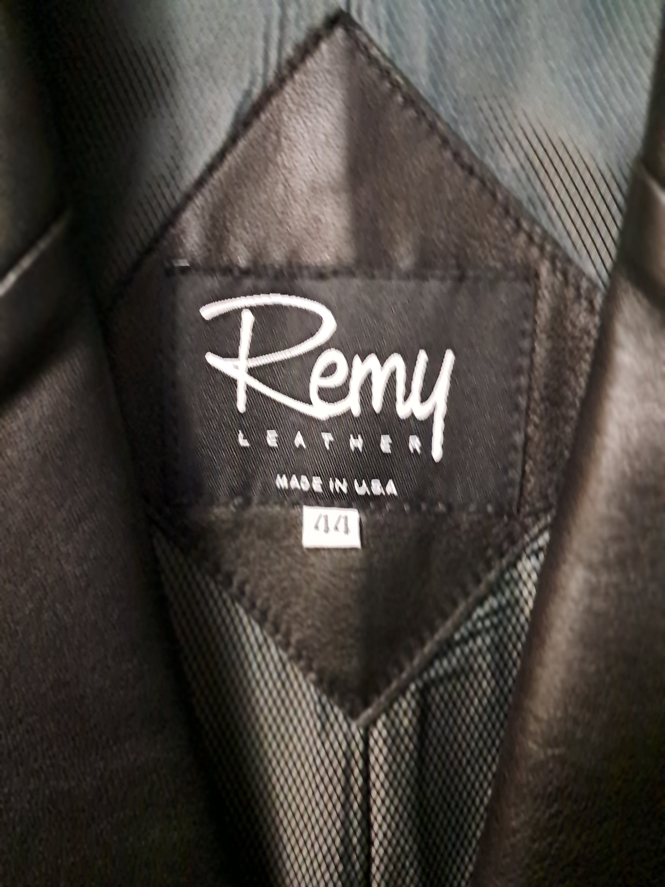 Remy leather blazer discount