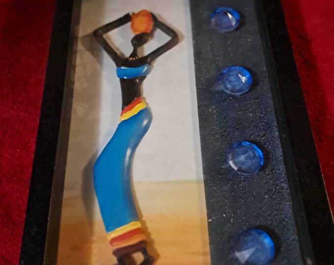 Gakonga Woman Panel Dress  African Woman Dancer