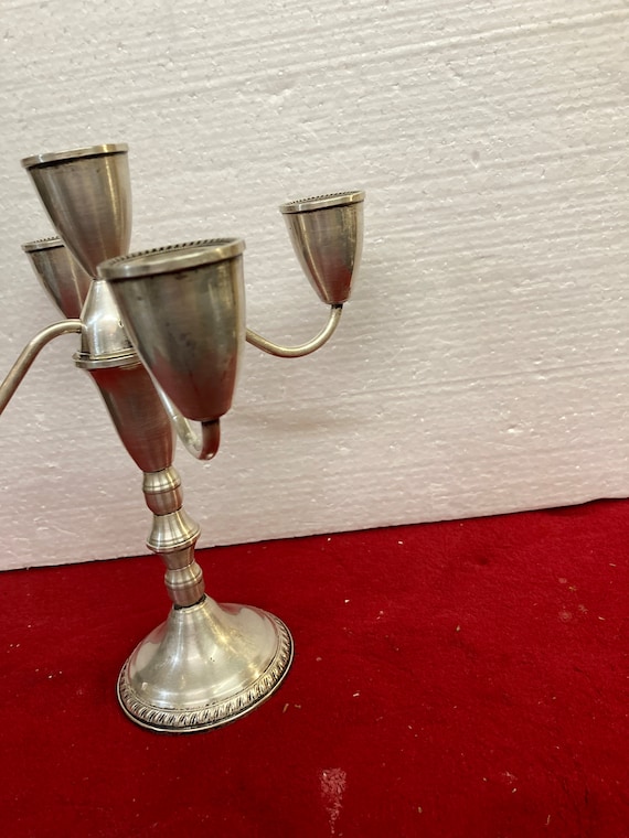 Duchin Creation Weighted Sterling Silver 5 Candle Branch