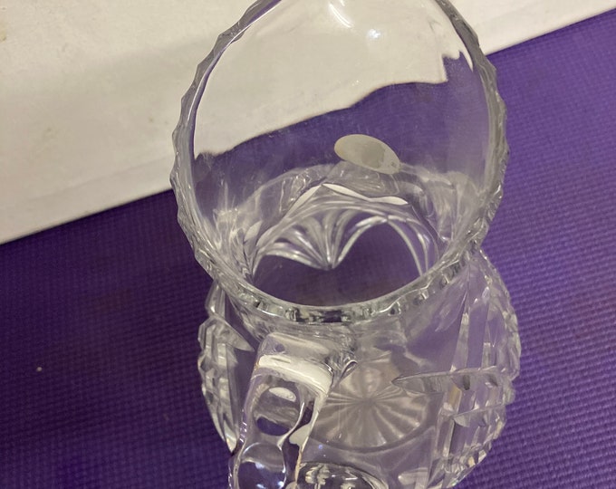 24% Lead Crystal Pineapple & Diamond Cuts Heavy Pitcher