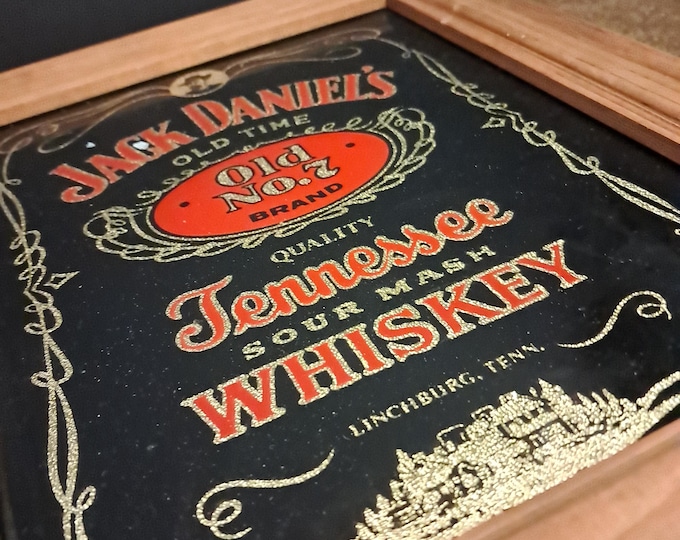 Jack Daniel's Old No.7  Tennessee Sour Marsh Whiskey Mirror Decor