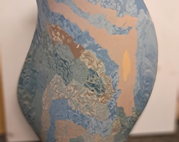 Irregular shape colorful flower ceramic vase home hotel decor vase pot