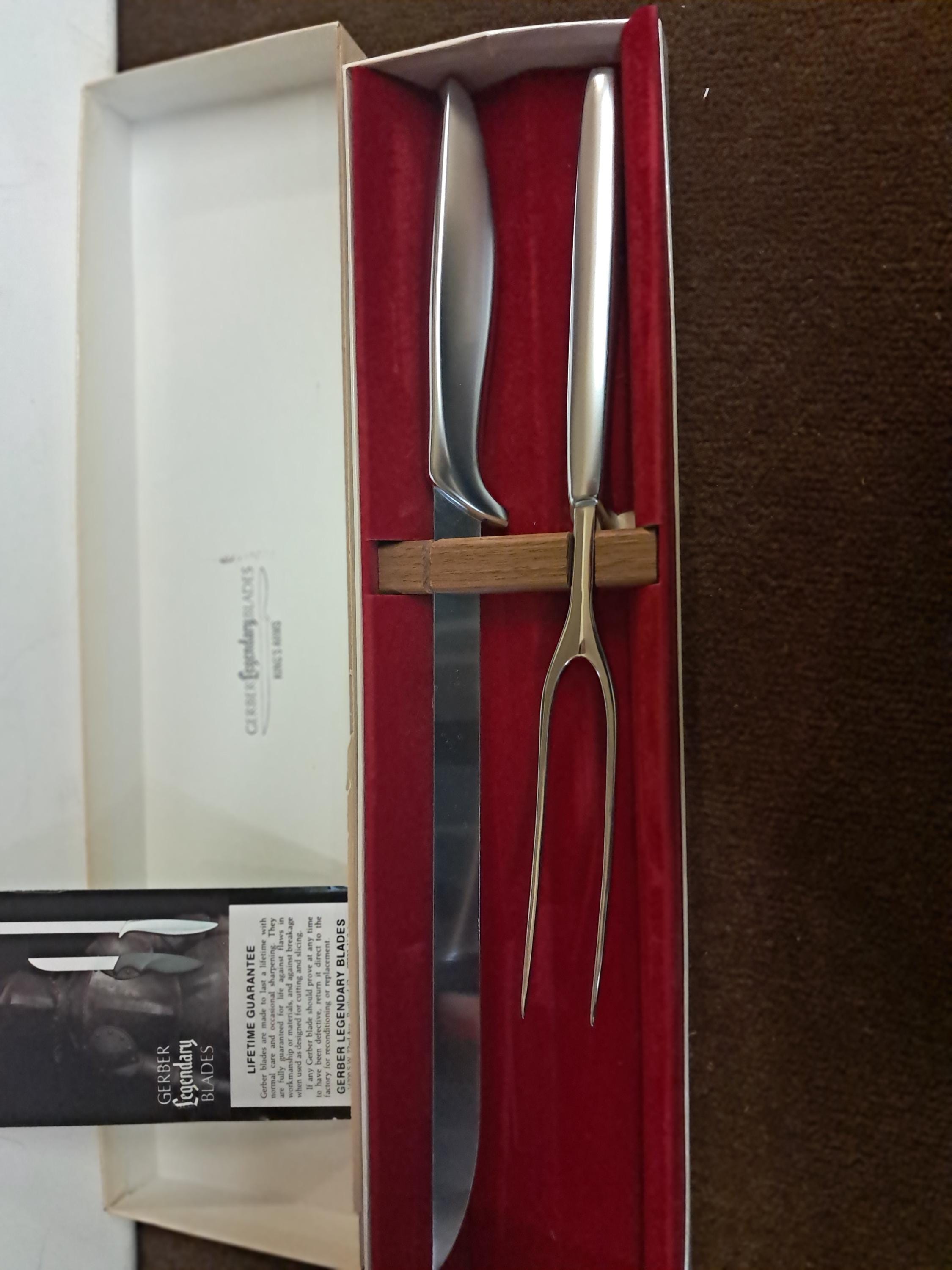 ガーバー　レジェンダリー　ブレード ミミング　ナイフセット VINTAGE GERBER MIMING LEGENDARY BLADES 8 PC STEAK KNIFE SET