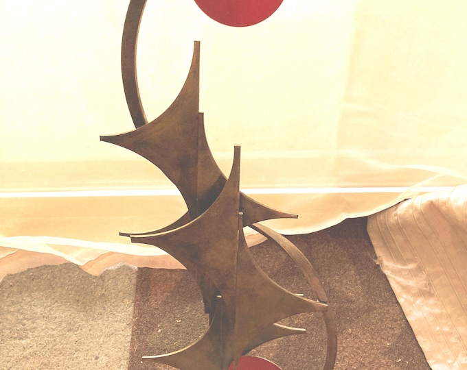 Handmade Modern Abstract Metal Sculpture