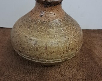 Round Pottery Vase
