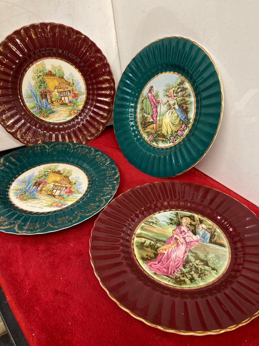 Four Vintage Royal Victoria Wade Pottery England Etsy